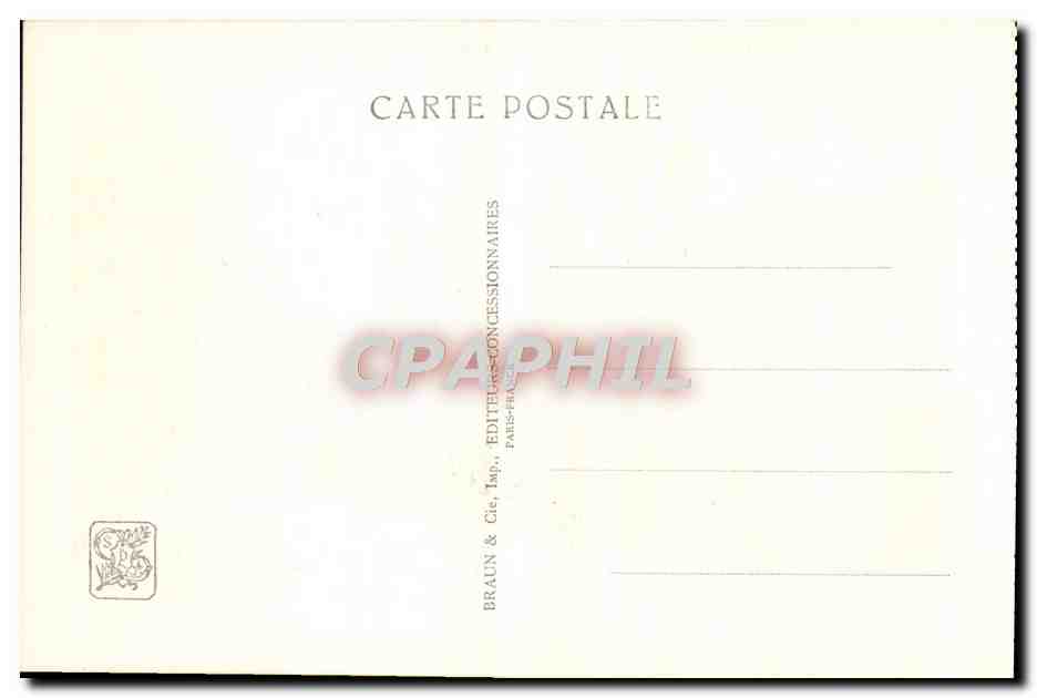 CPA Exposition Coloniale Internationale Paris 1931 Pavillon de l'Afrique Equatoriale Francaise — Rückseite