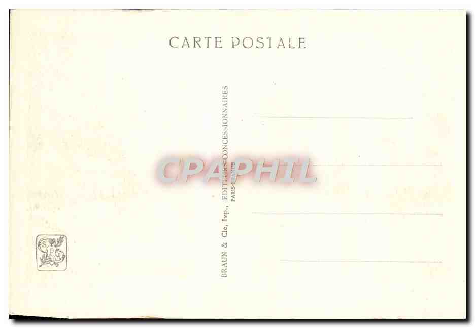 CPA Exposition Coloniale Internationale Paris 1931 Section des Etats Unis Mont Vernon Maison de George Washington — Rückseite