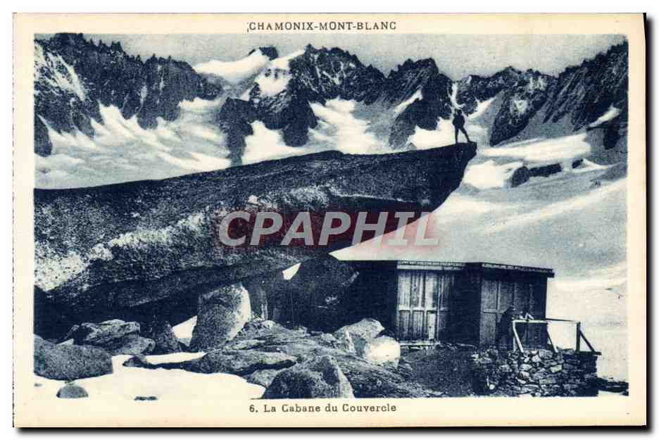 CPA Chamonix Mont Blanc Le Cabane du Couvercle 