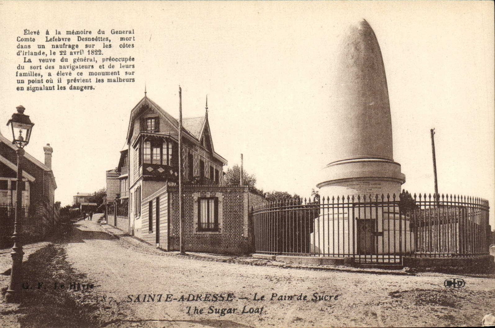 CPA Sainte Adresse Le Pain de Sucre 