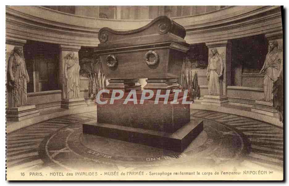 CPA Paris Hotel des Invalides Musee de l'Armee Sarcophage Napoleon 1er