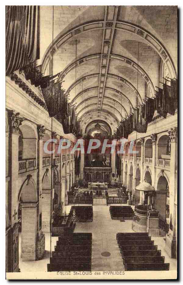 CPA Paris Hotel des Invalides Musee de l'Armee Eglise St Louis