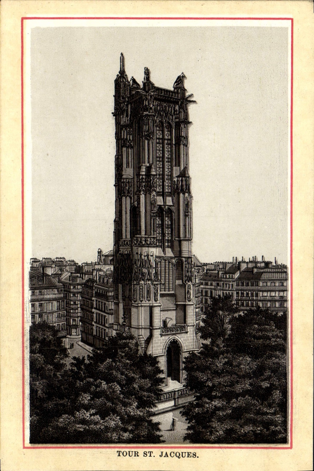 CPA Tour St Jacques Paris 