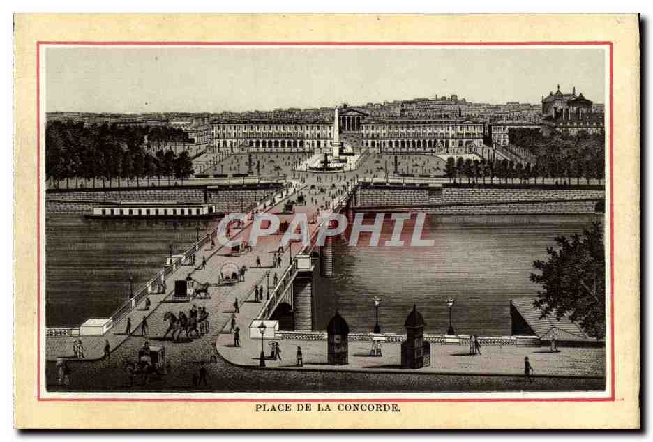 CPA Place de la Concorde Paris