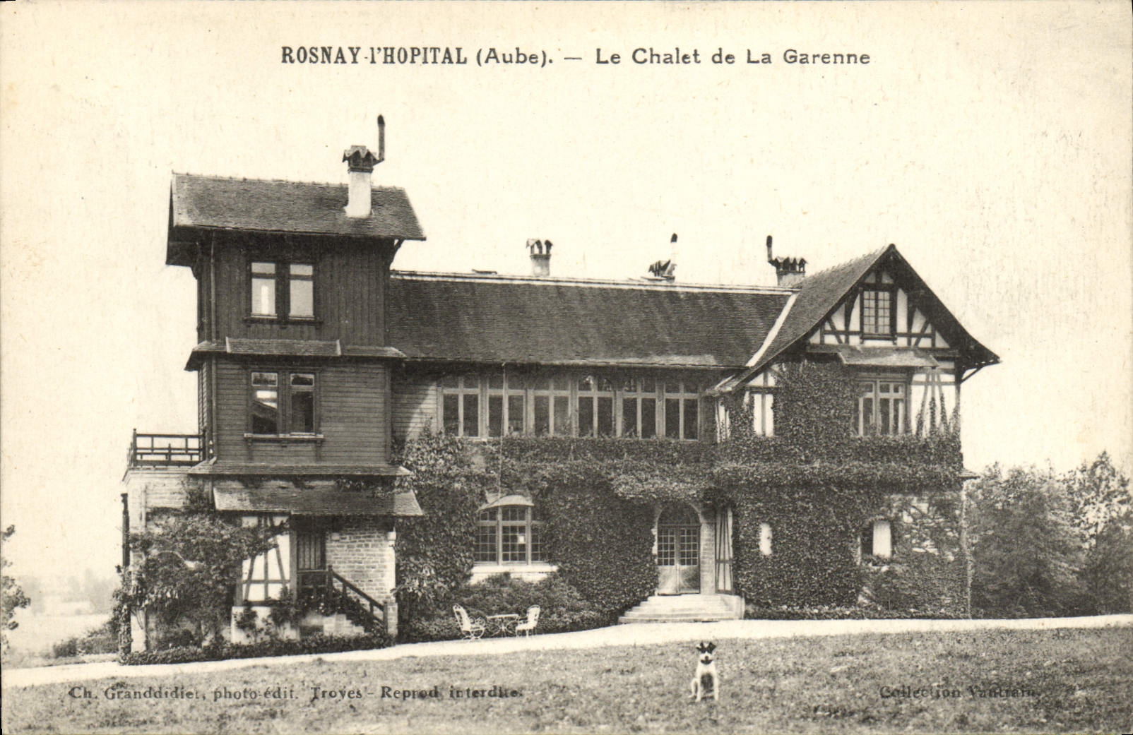 Rosnay-l'Hôpital (Aube) — Le Chalet de La Garenne — Ch. Granddidiet, photo-édit. Troyes