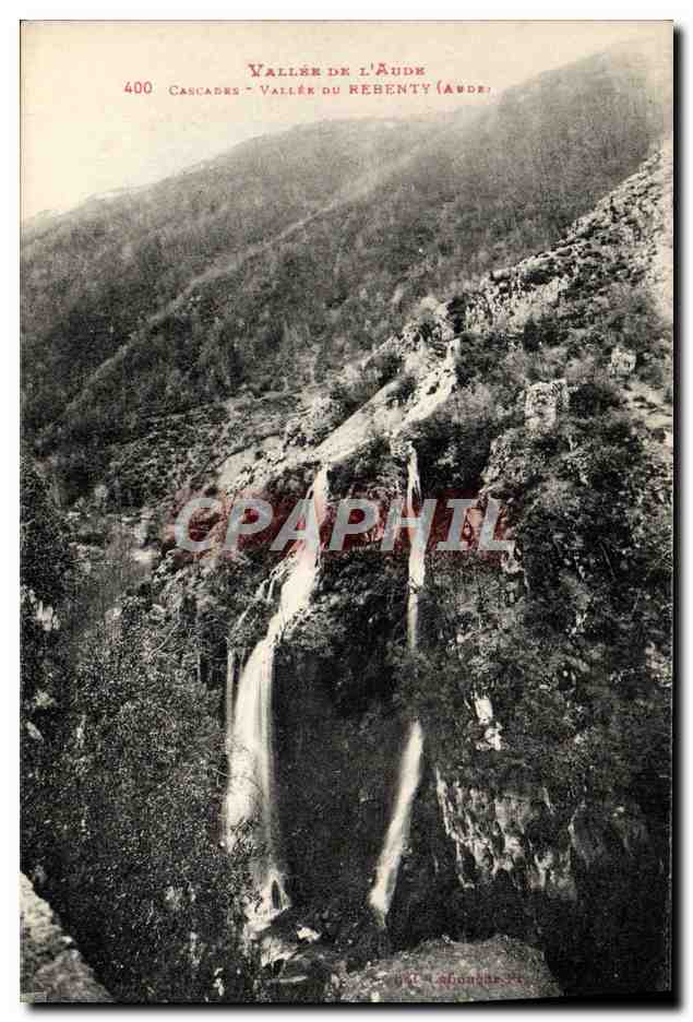CPA Vallee de l'Aude Cascades Vallee du Rebenty