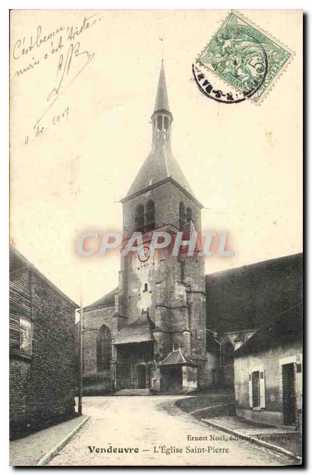 Vendeuvre — Die Kirche Saint-Pierre — Ernest Noël, Verlag, Vendeuvre