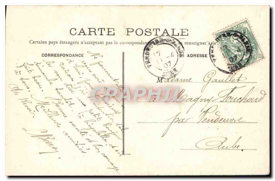 Vendeuvre — Die Kirche Saint-Pierre — Ernest Noël, Verlag, Vendeuvre — Rückseite