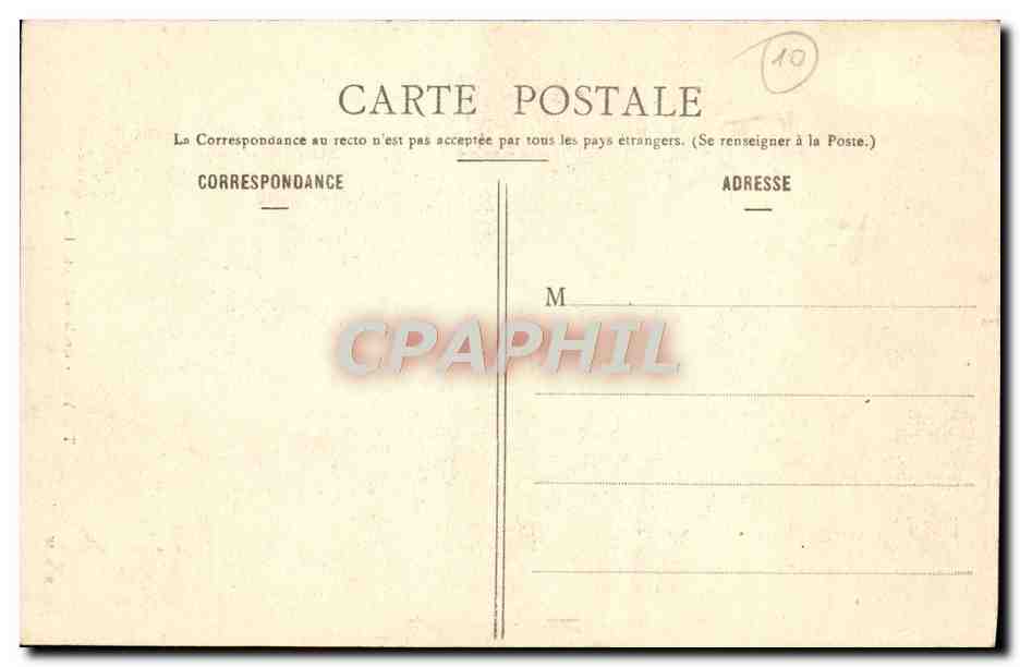 CPA Troyes Grille de l'Hotel Dieu  — Rückseite