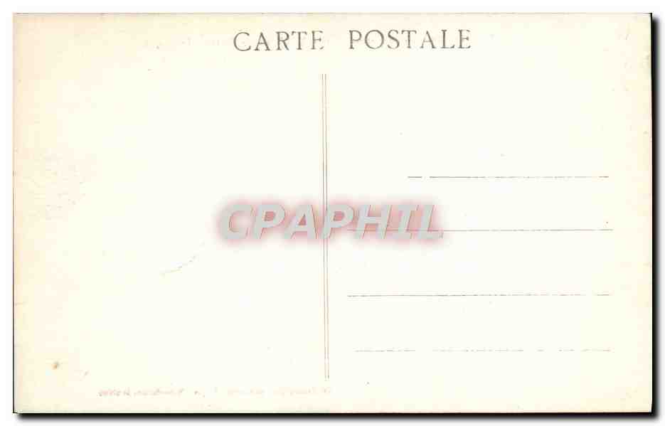 CPA Troyes Perspective de Canal L'Hotel de France Le Cirque  — Rückseite