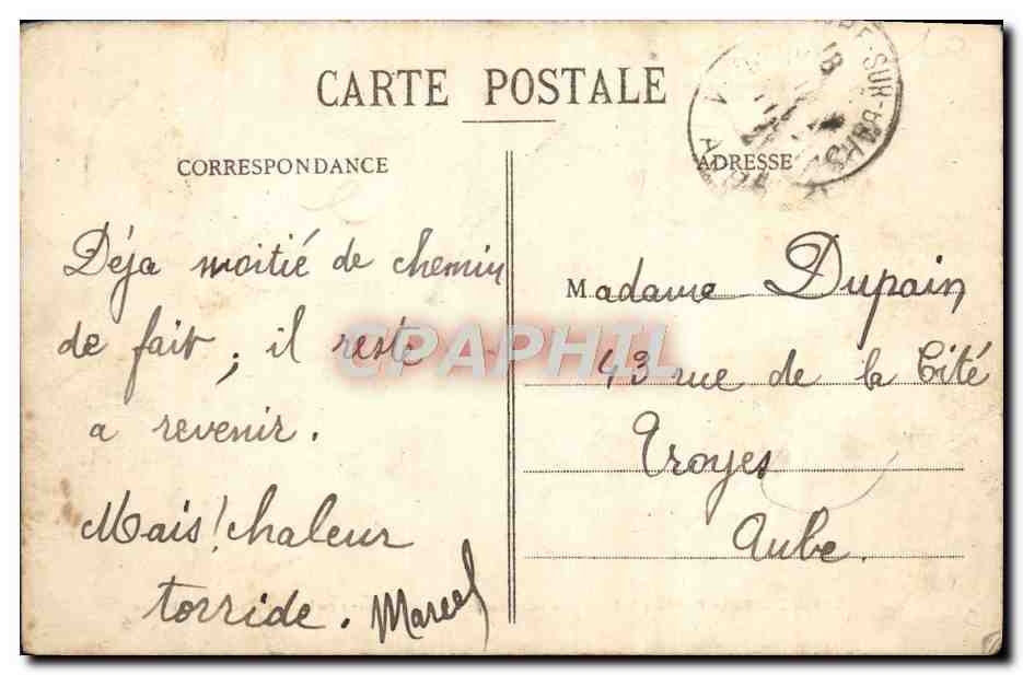 Vendeuvre-sur-Barse (Aube) — Les Sources de la Barse, affluent de la Seine, sous le Château — éditeur inconnu — Reverso