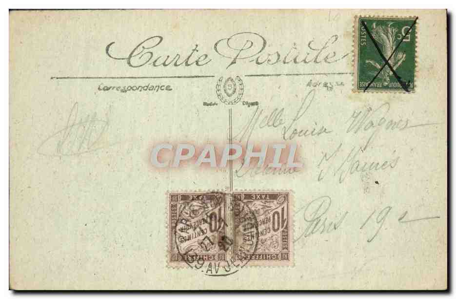 Bar-sur-Aube — Promenade de Mathaux — LL. — n°33 — Verso
