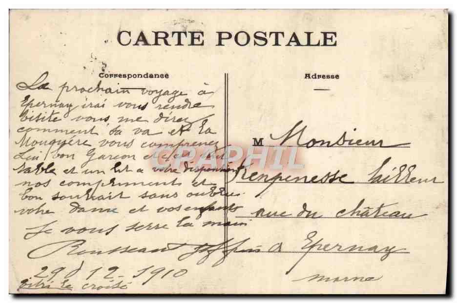 Bar-sur-Aube - Montagne Ste-Germaine sous la neige (G. L.) — Reverso