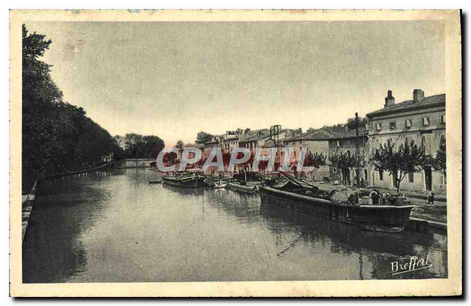 CPA Castelnaudary quai du port