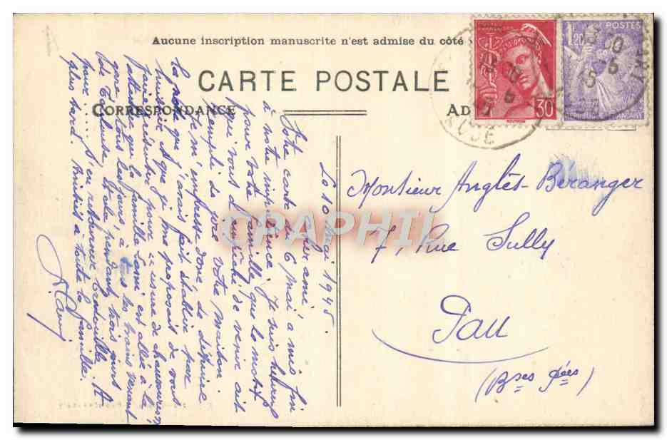 CPA Castelnaudary Vue generale — Rückseite