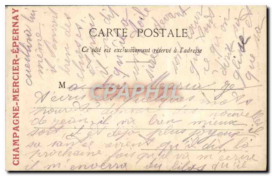 CPA Cite de Carcasonne Avant porte du chateau — Verso