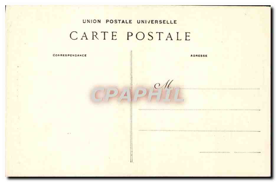 CPA La cite de Carcassonne porte du senechal — Verso