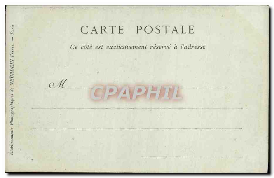 CPA Cite De Carcassonne Tombeau De Monseigneur Radulphe — Rückseite