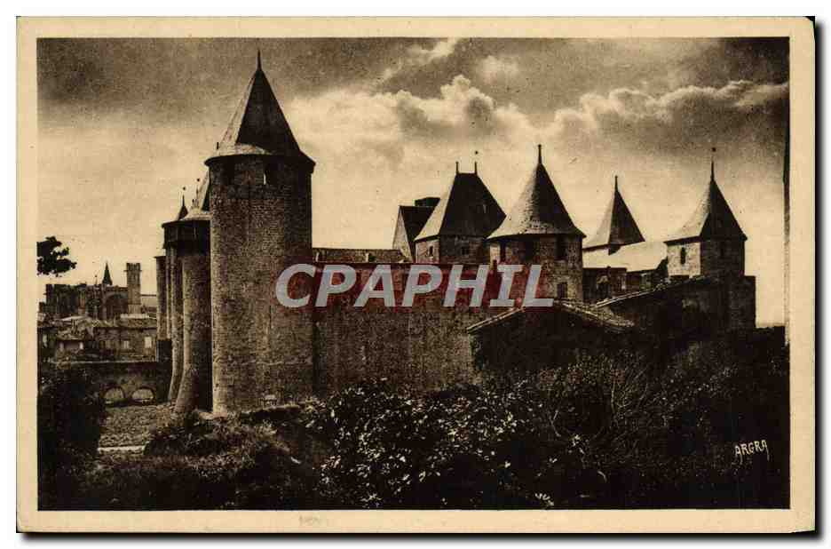 CPA Carcassonne Le Chateau Comtal