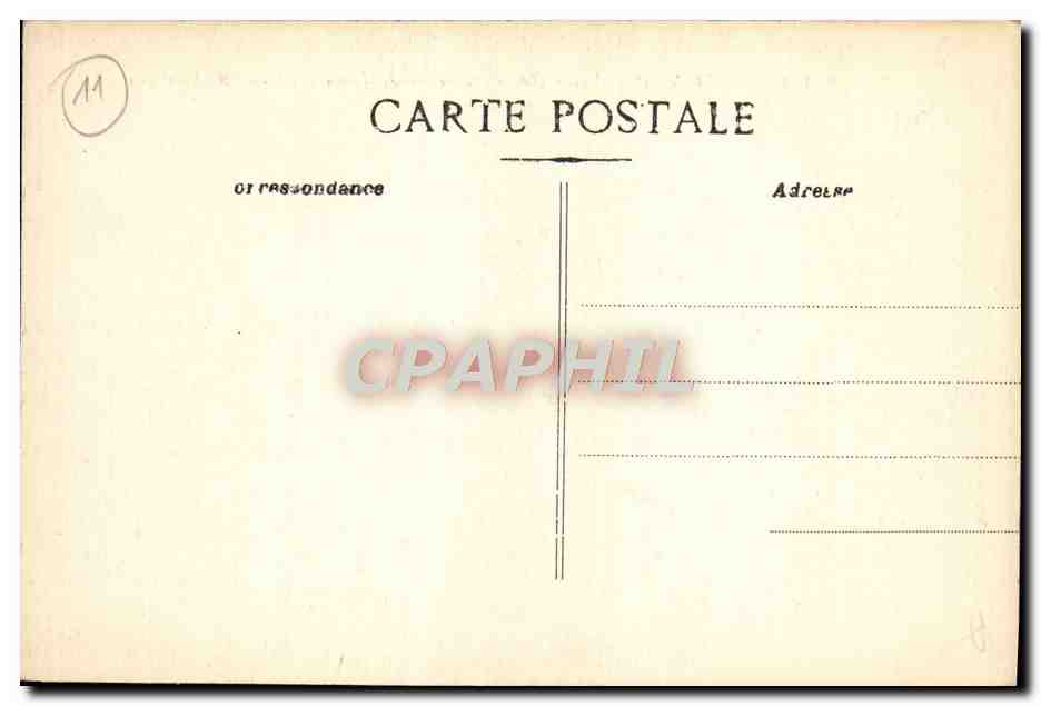 CPA Carcassonne Caserne De Cavalerie du 19eme dragons Militaria — Rückseite
