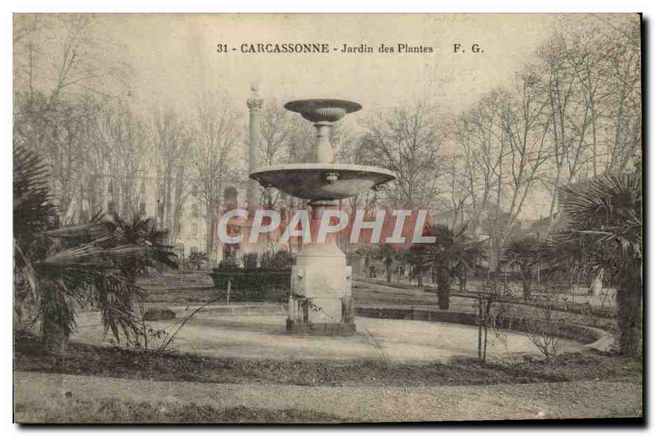 Carcassonne - Jardin des Plantes — F. G. n°31