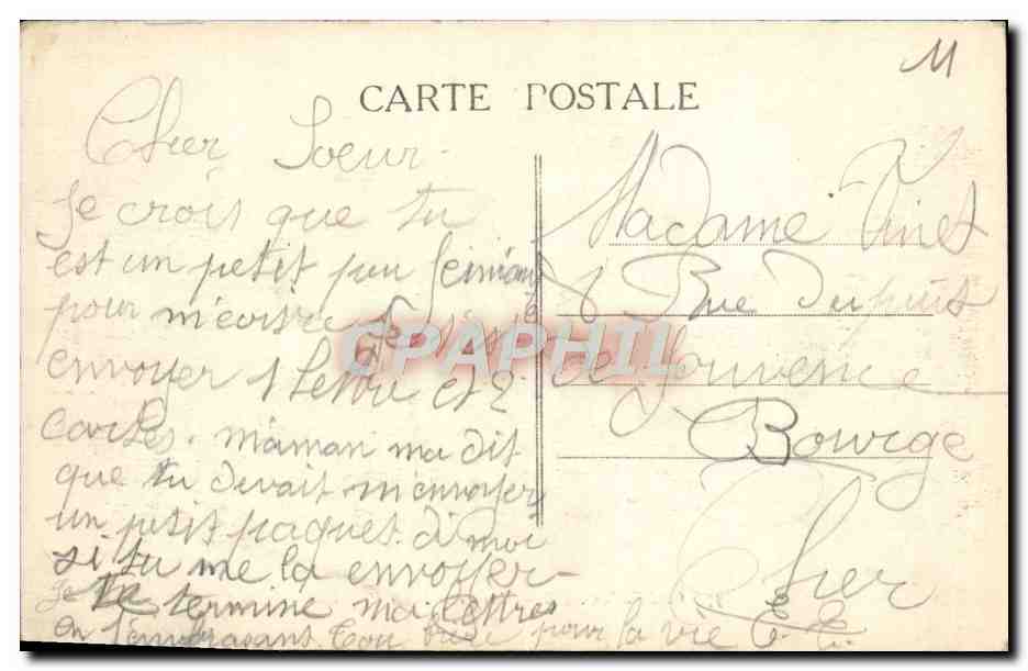 CPA Carcassonne Les Deux Ponts et la cite — Verso