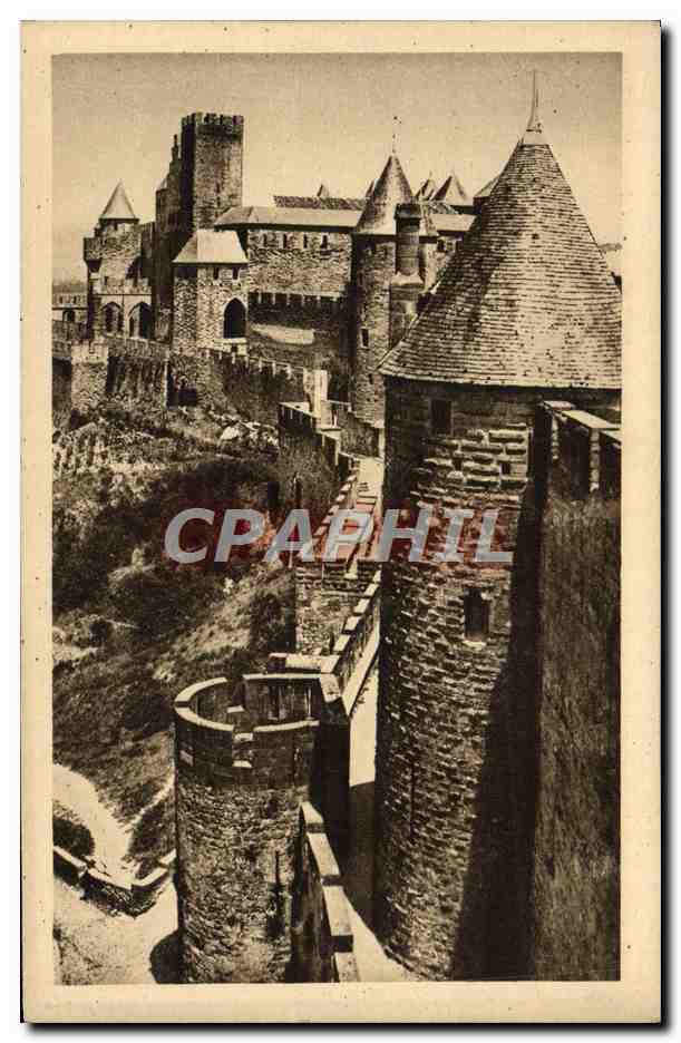 CPA La Cite De Carcassonne Tour de l'inquisition