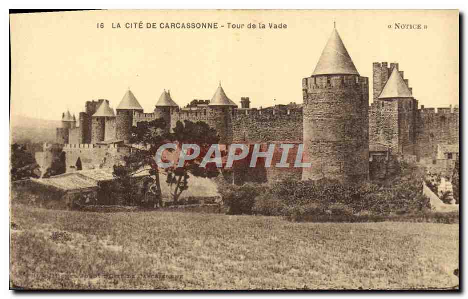 CPA La Cite De Carcassonne Tour de la vade