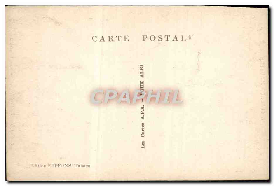 CPA L'Aveyron Illustre St Chely d'Aubrac Vue generale — Rückseite