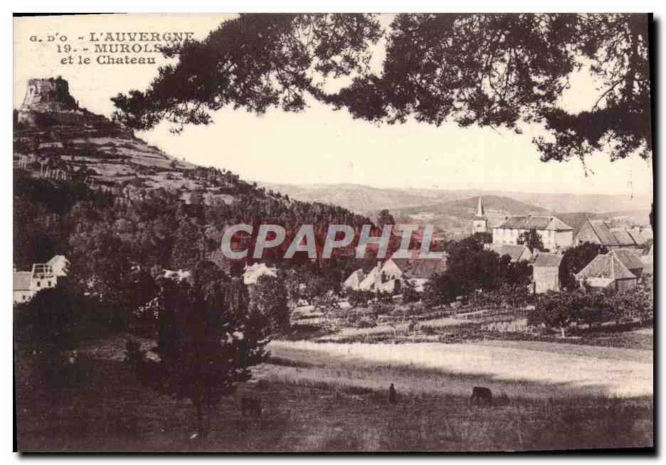 CPA L'Auvergne Murols Et le chateau