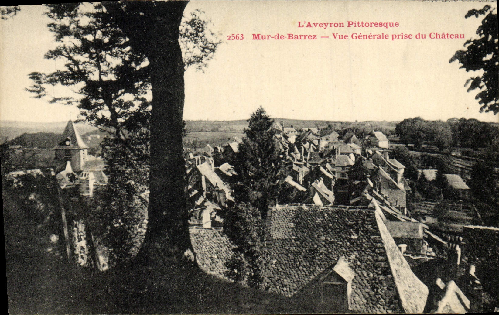 CPA L'Aveyron Pittoresque Mur De Barrez Vue generale prise du chateau