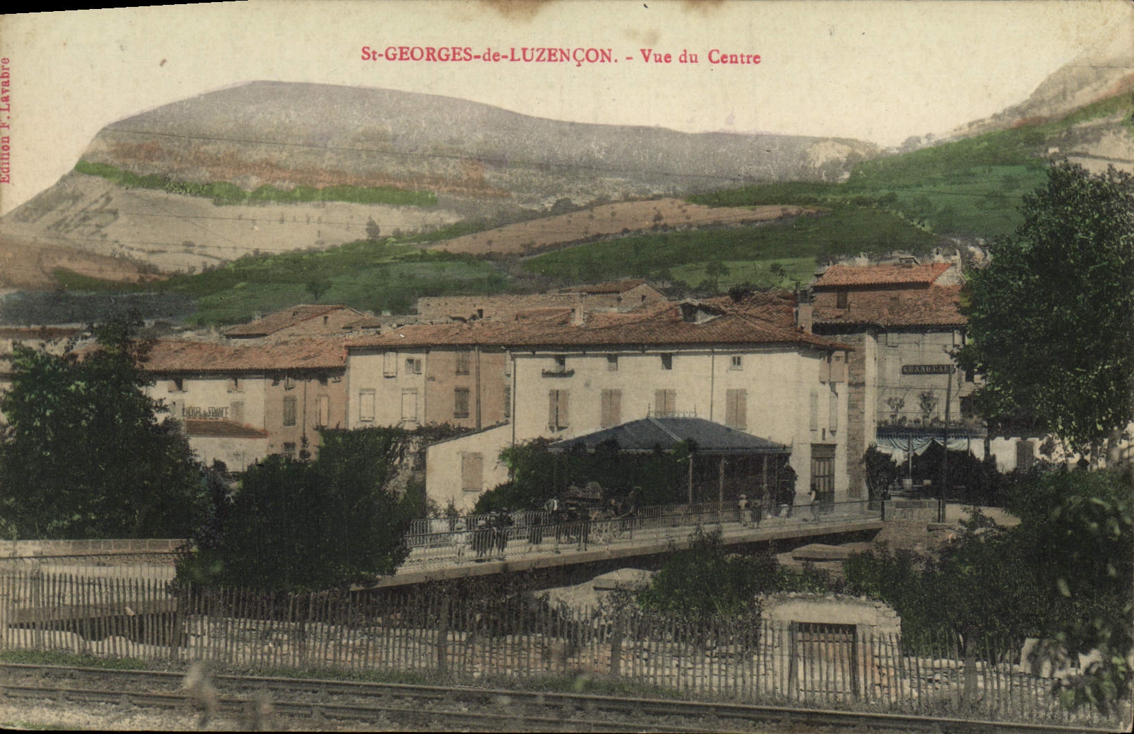 St-Georges-de-Luzençon — Vue du Centre — Édition F. Lavabre
