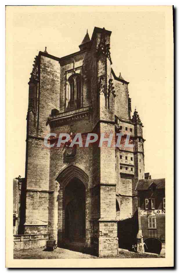 Clocher de l'Église N.-D. — Villefranche-de-Rouergue — éditeur T. W. 105