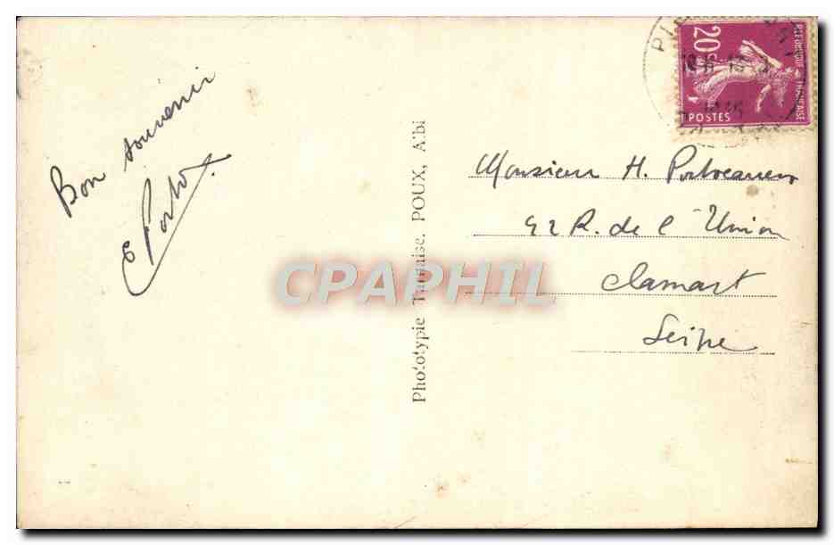 Rodez - Le Monument aux Morts (1914-1918) — APA, n°12 — Verso