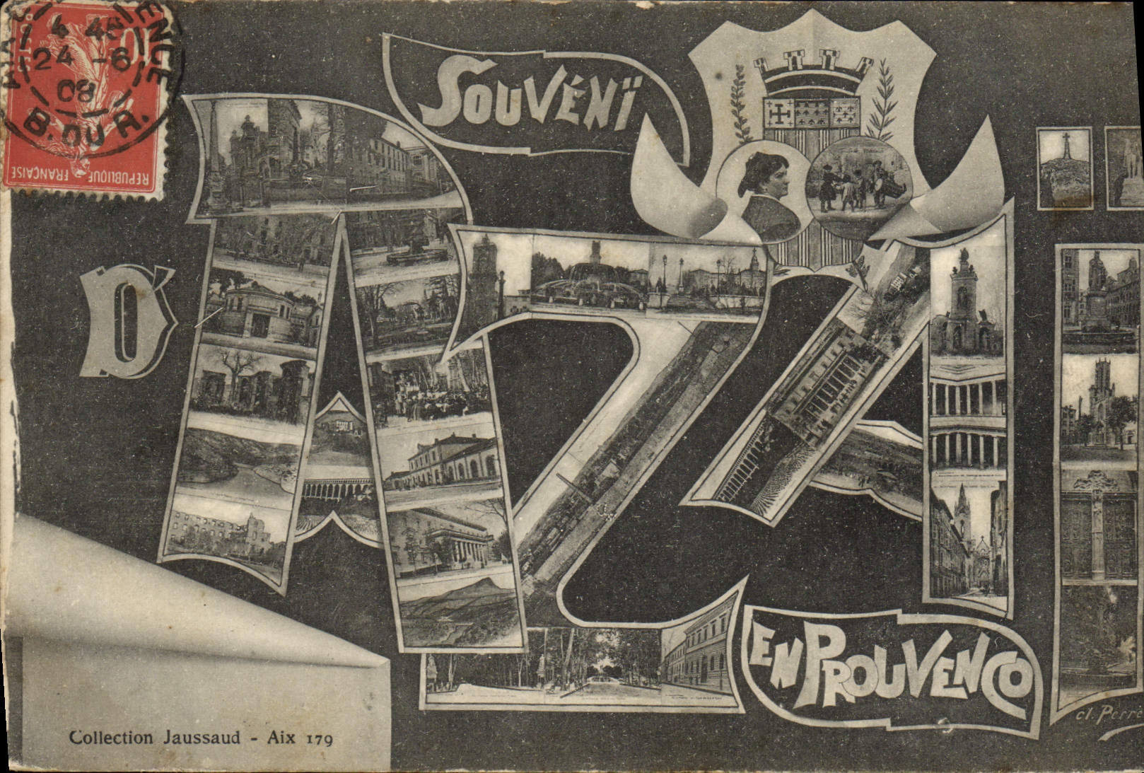 Aix-en-Provence — Souvenir en Provence — Éditeur Cl. Perré, n° 179