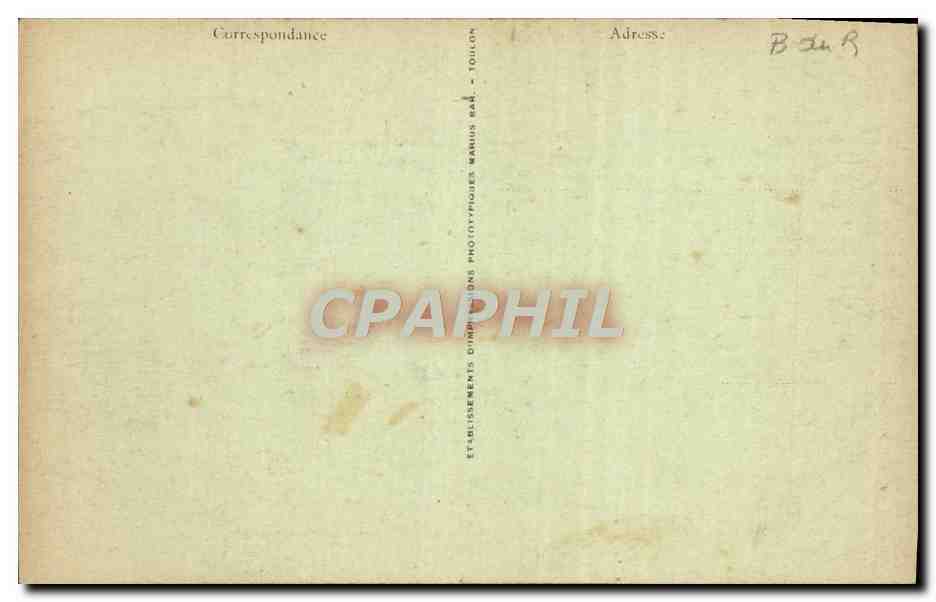 CPA La Sainte Beaume Interieur de la Grotte — Verso
