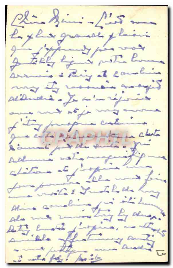CPA Marseille Bateaux — Verso