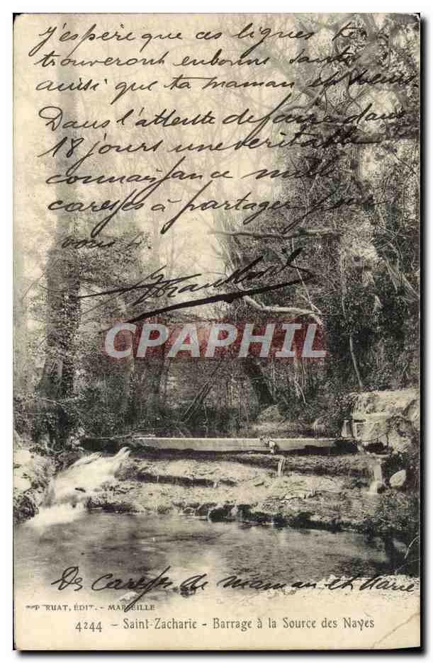 CPA Saint Zacharie Barrgae a La Source des Nayes