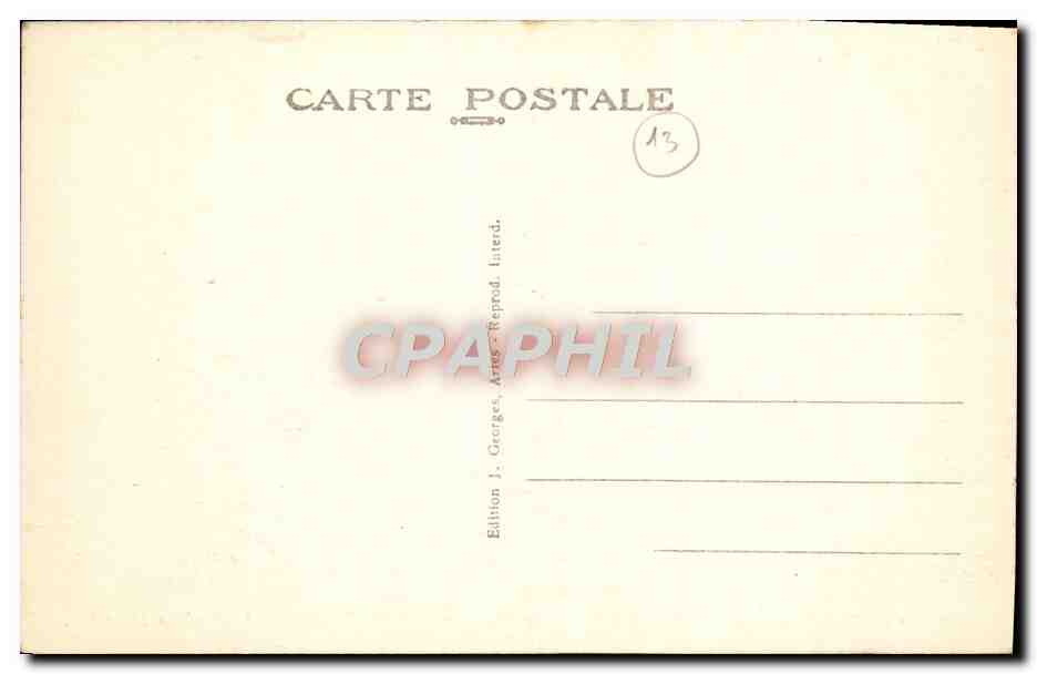 Arles — Théâtre Antique — Édition J. Georges, Arles — Achterkant