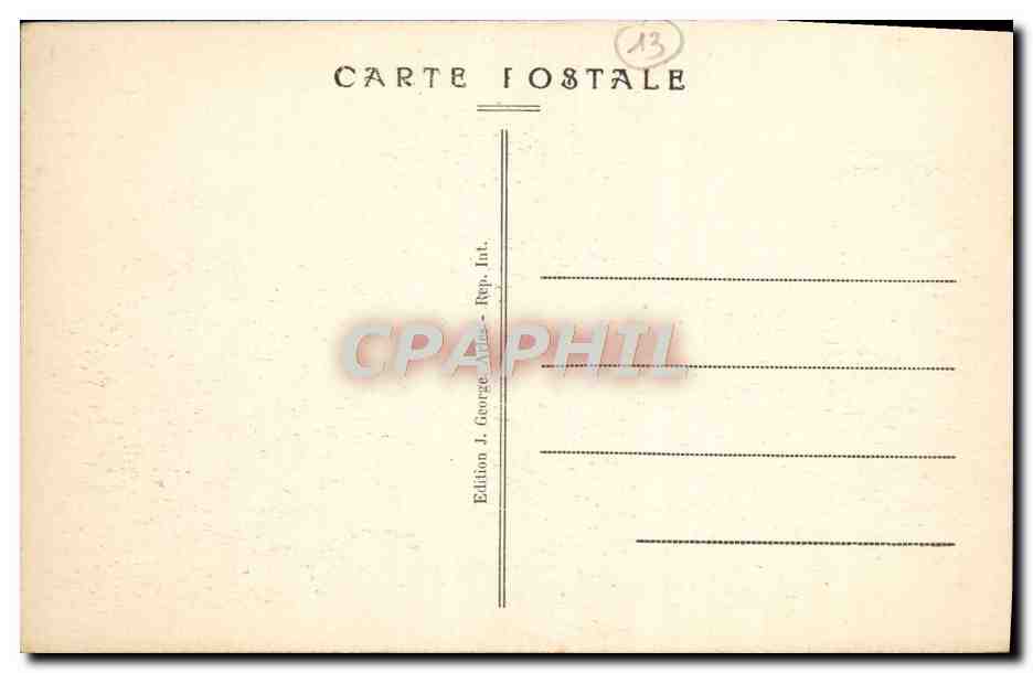 CPA Arles L'Interieur Des Arenes — Rückseite