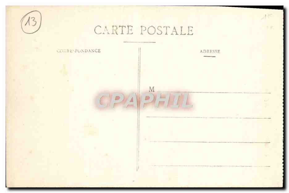 CPA Arles La Cathedrale Saint Trophime — Back