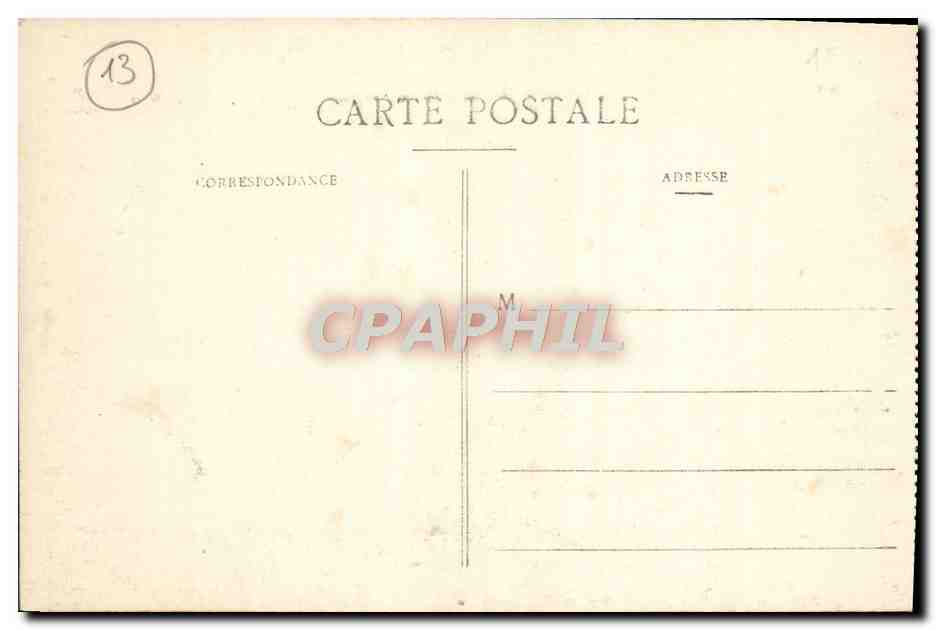 CPA Arles Le Theatre Antique — Verso