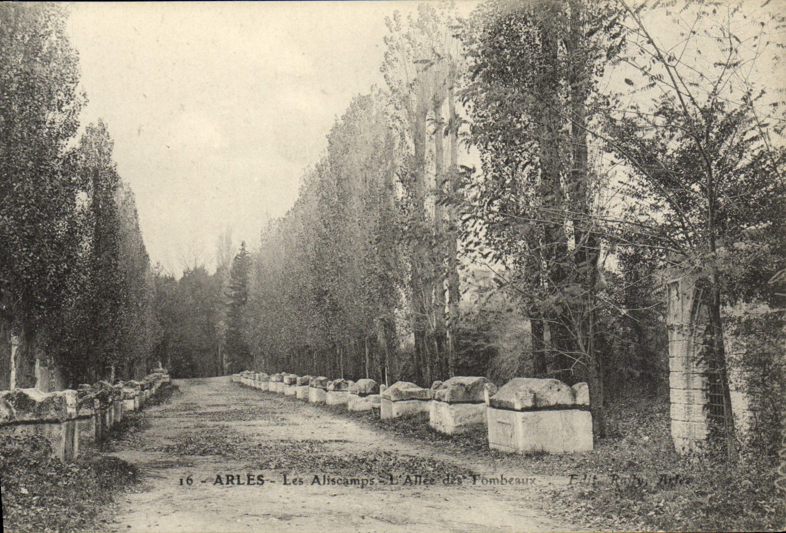 Arles - Les Aliscamps - L'Allée des Tombeaux — Édit. Raby, Arles