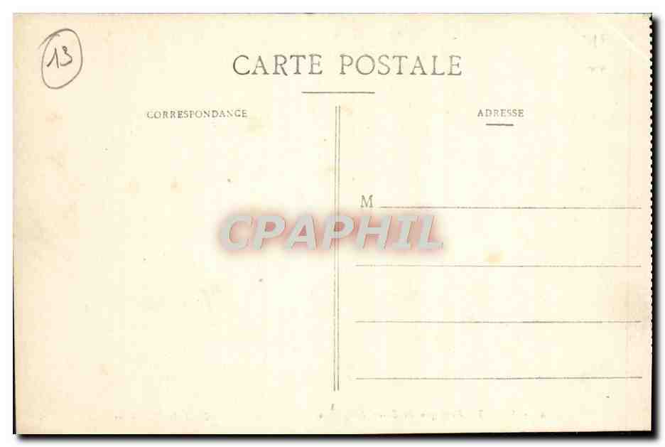 CPA Arles Portique De Saint Trophime — Verso