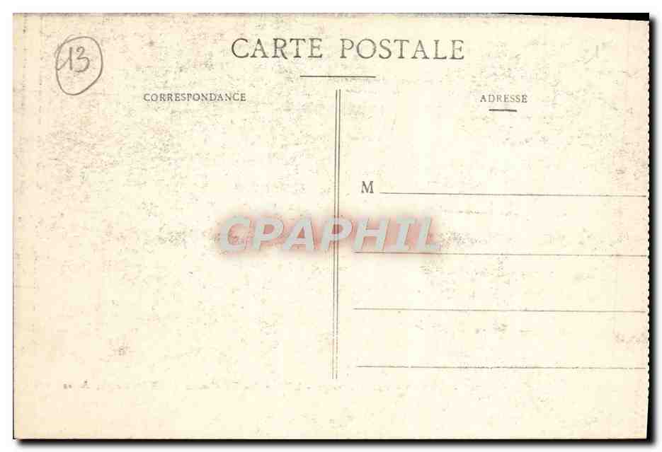 CPA Arles Les aliscamps l'allee des tombeaux — Rückseite