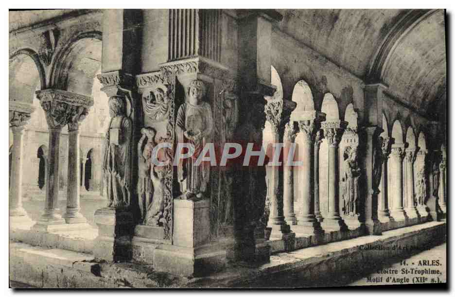 Cloître Saint-Trophime — Motif d'angle — Arles, XIIe s.