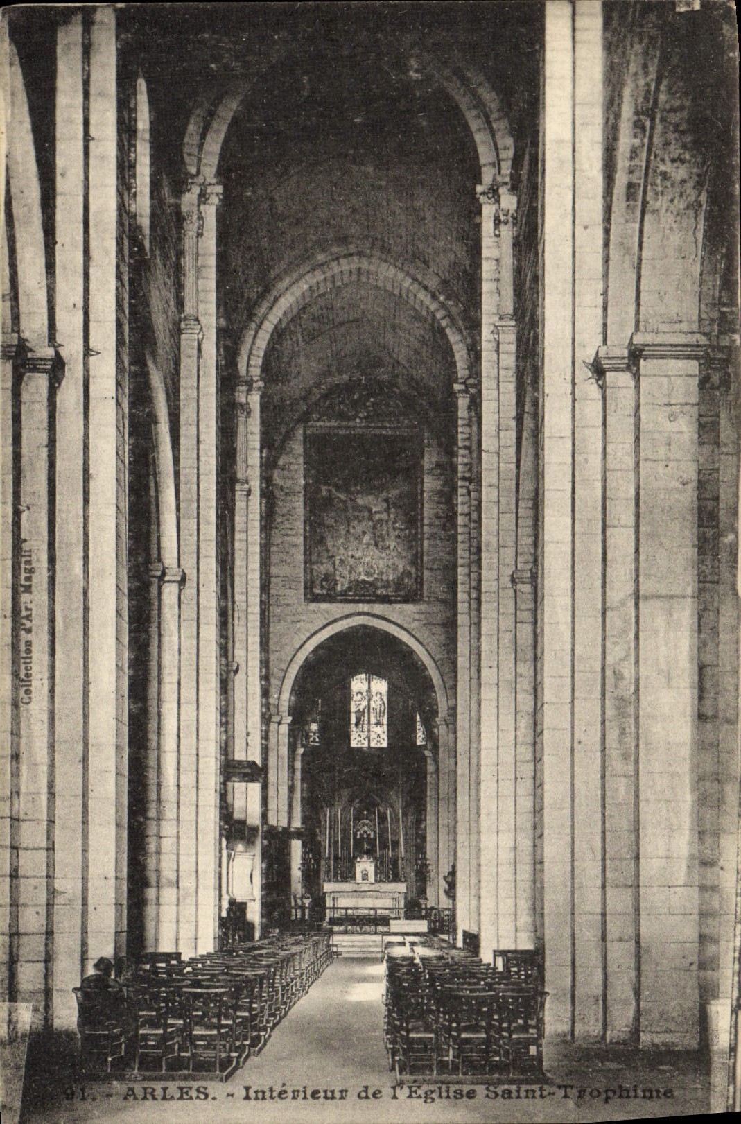 Arles - Intérieur de l'Église Saint-Trophime — Collection d'Ar. Magniit, n°31