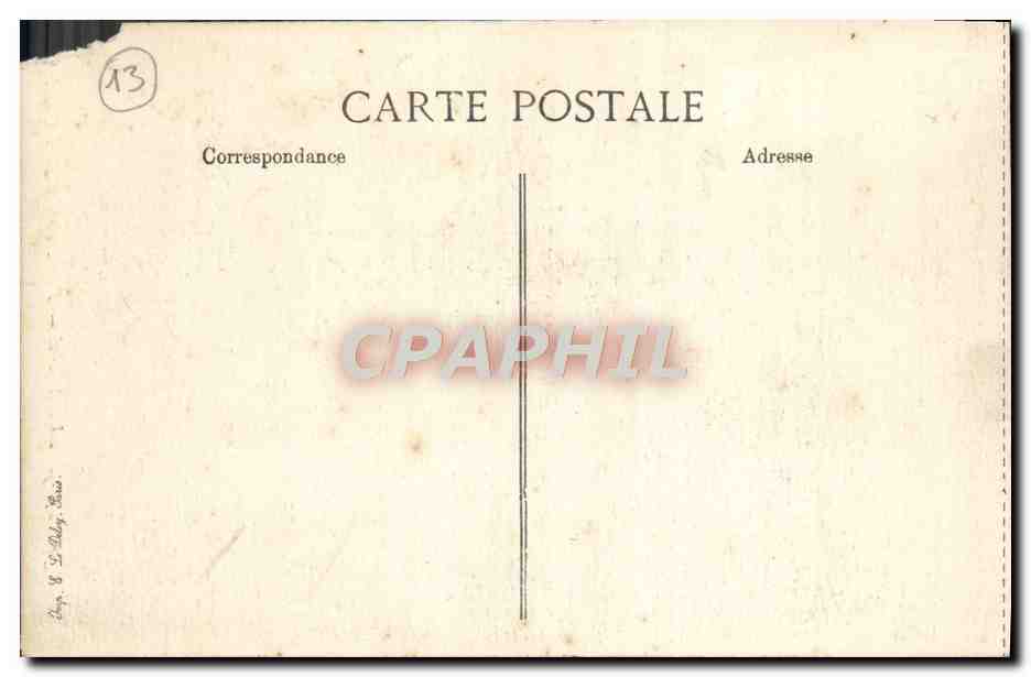 CPA Aubagne Porte de l'ancien chateau — Rückseite