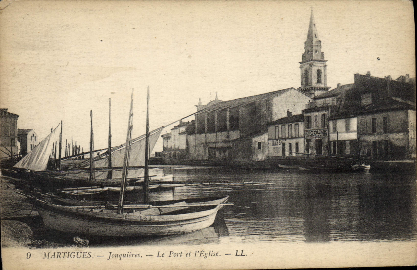 Martigues — Jonquières — Le Port et l'Église — LL.