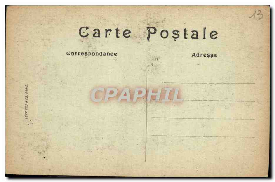 Martigues — Jonquières — Le Port et l'Église — LL. — Verso